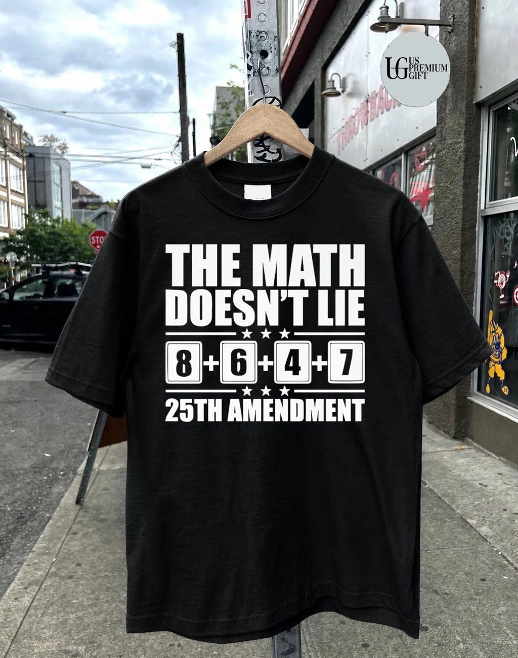 The Math Doesn’t Lie 8647 25th Amendment shirt