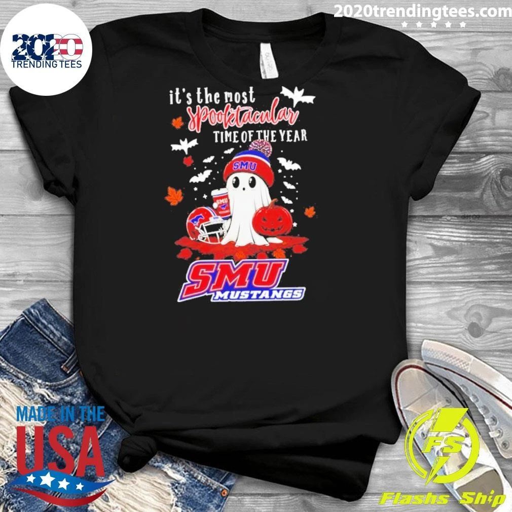 Ghost Halloween 2026 SMU Mustangs It’s The Most Spooktacular Time Of The Year Shirt