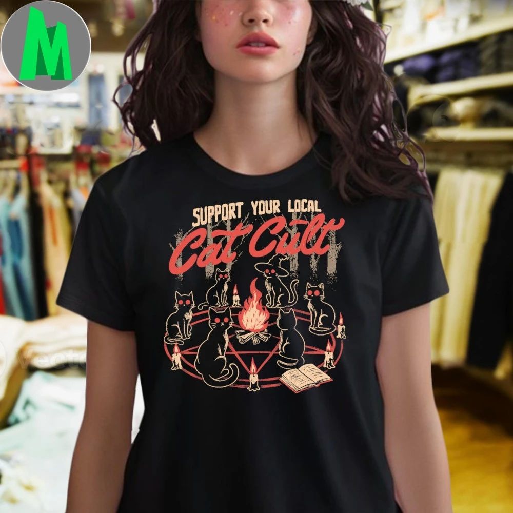 Support Your Local Cat Cult Shirt
