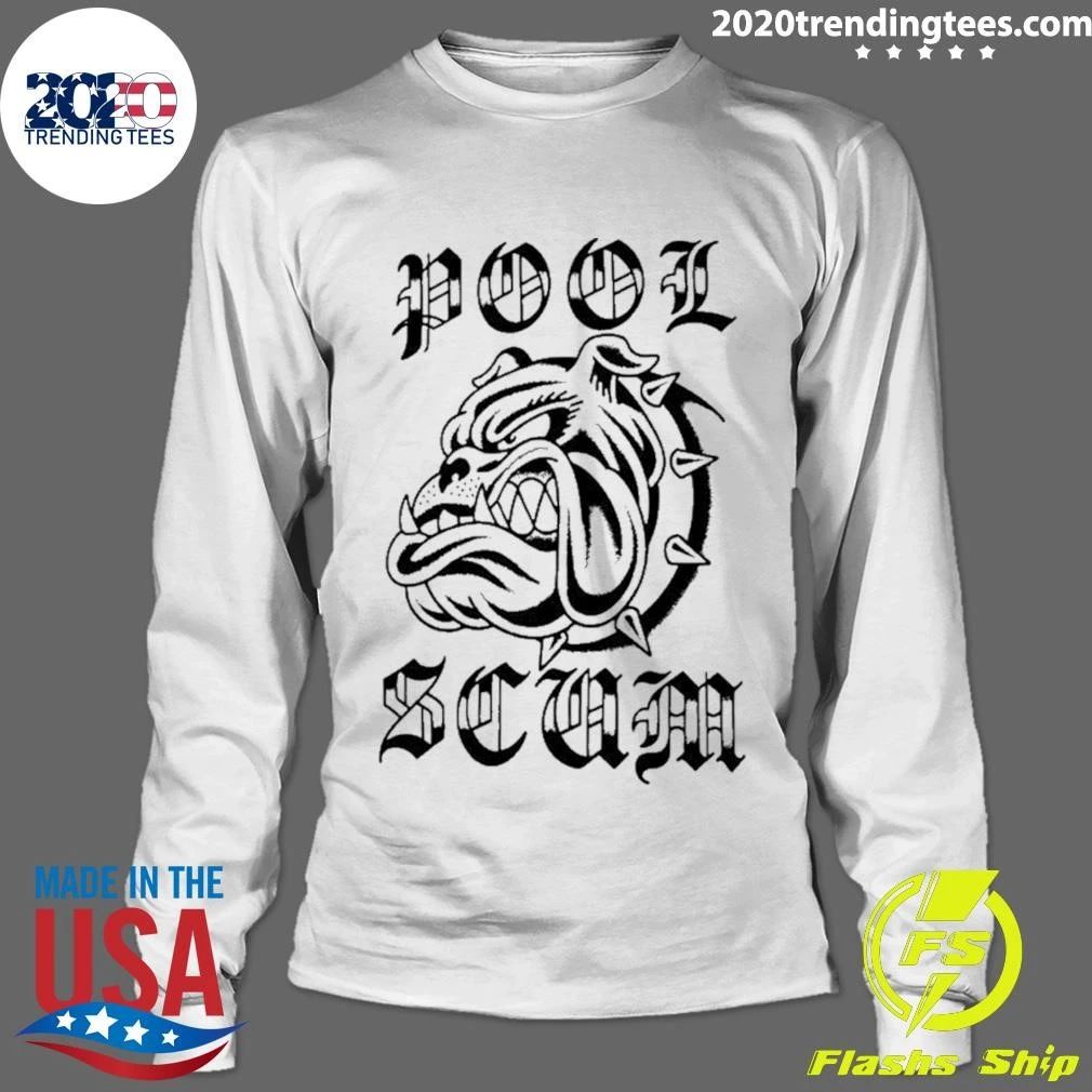 Pool Scum Bulldog Skateboarding Streetwear Shirt