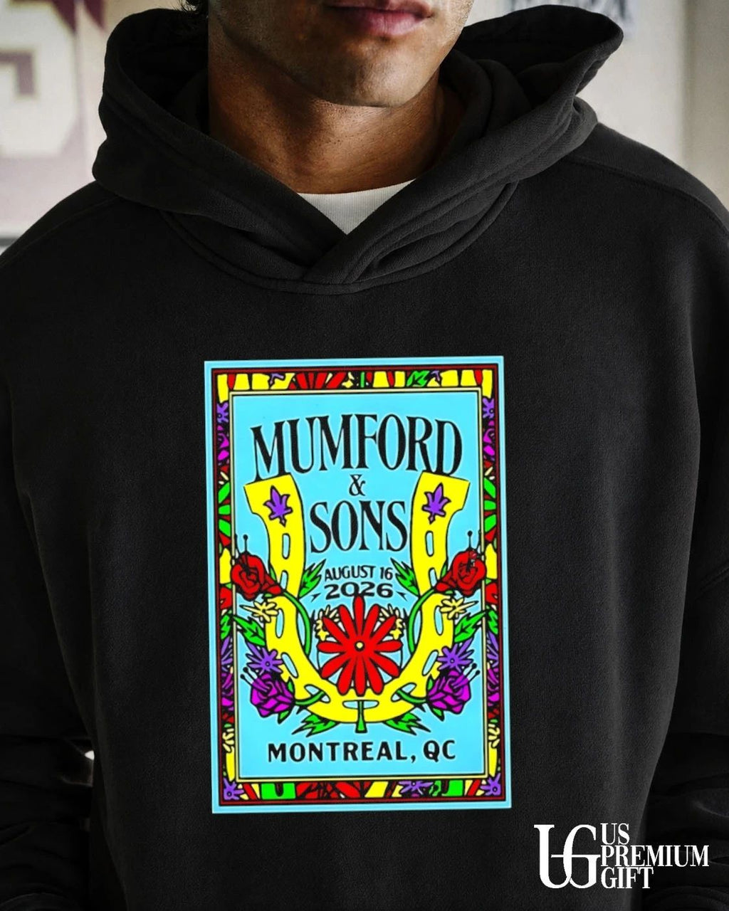 Mumford Sons August 16 2026 Montreal QC Tee Folk Rock Tour Concert Souvenir shirt