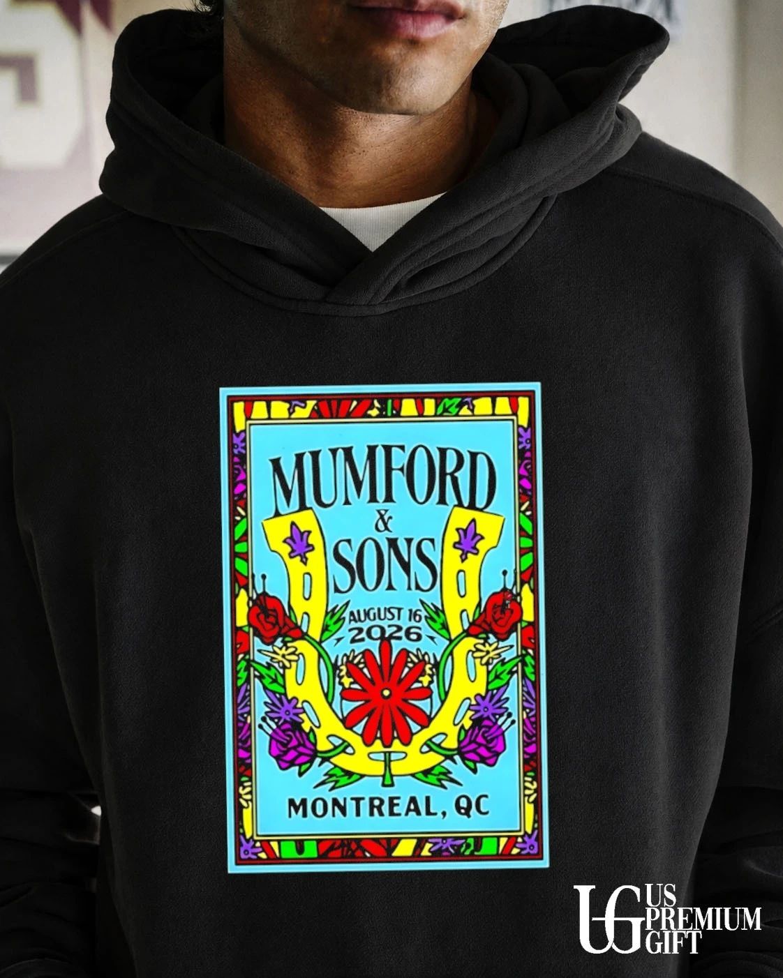 Mumford Sons August 16 2026 Montreal QC Tee Folk Rock Tour Concert Souvenir shirt