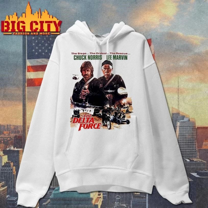 The Delta Force 1986 Chuck Norris And Lee Marvin Vintage Shirt