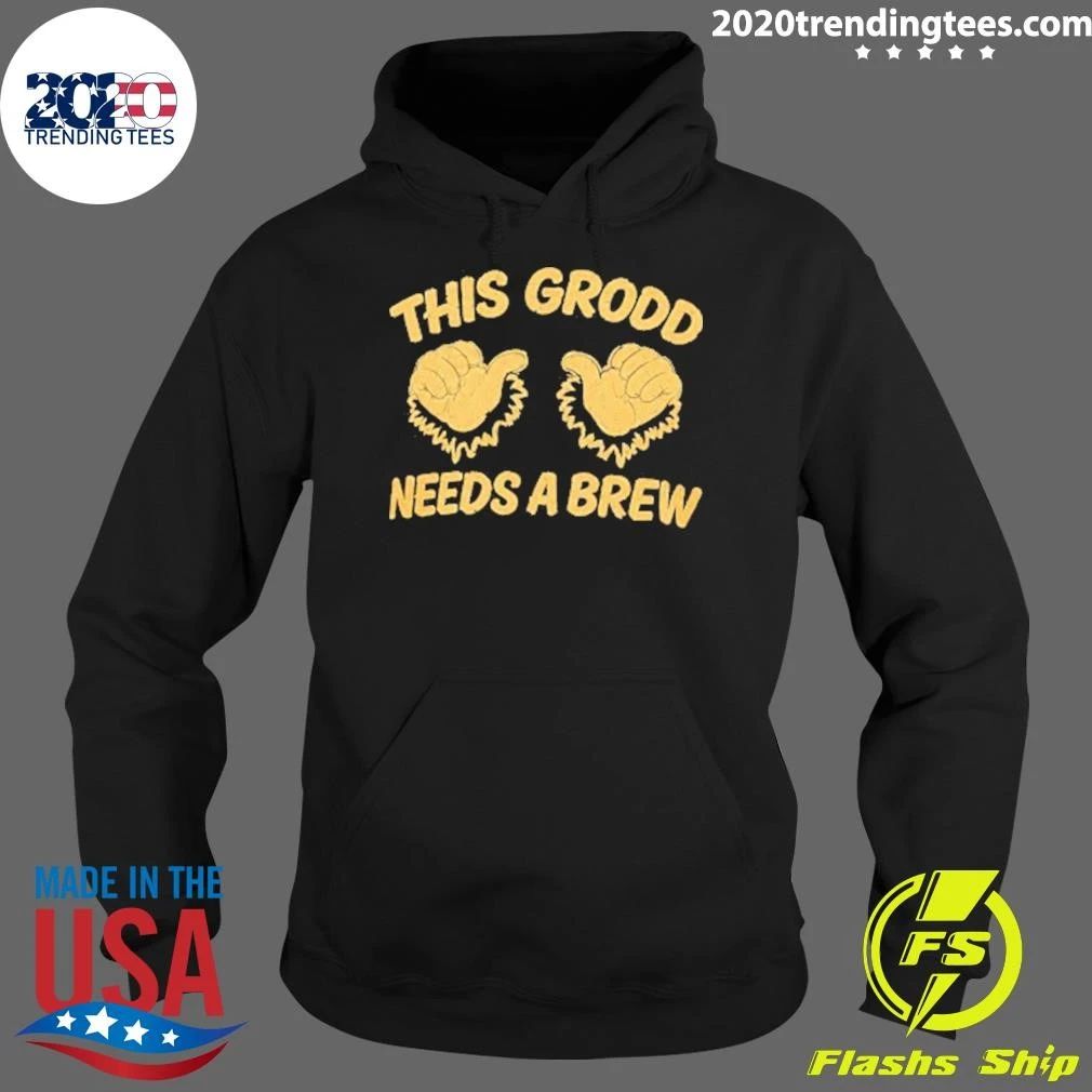 This Grodd Needs A Brew Tee Shirt
