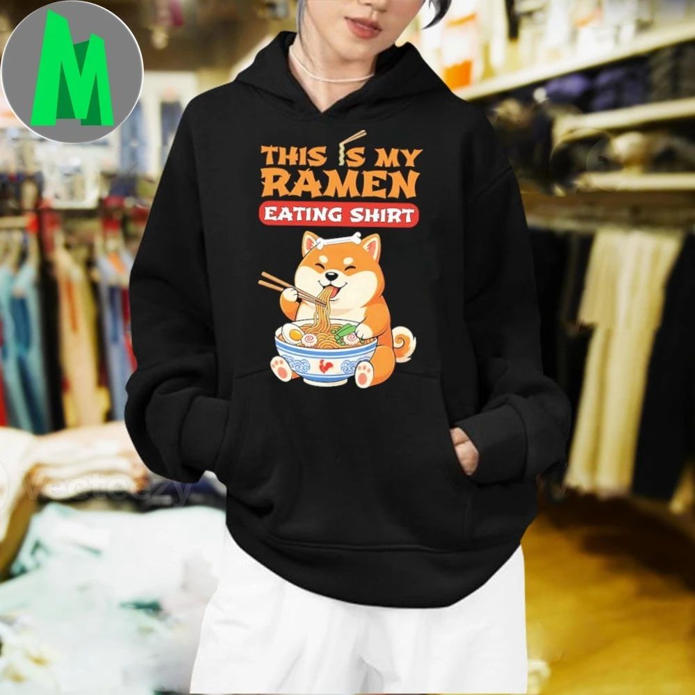 Ramen Eating Shirt Shiba Inu Shirt