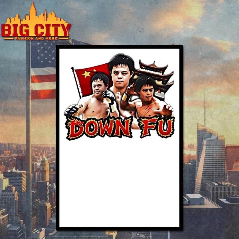 Kung Fu Down Fu Meme Funny Shirt