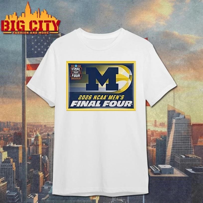 Michigan Wolverines 2026 Ncaa Mens Basketball Indianapolis Final Four Champion College Shirt
