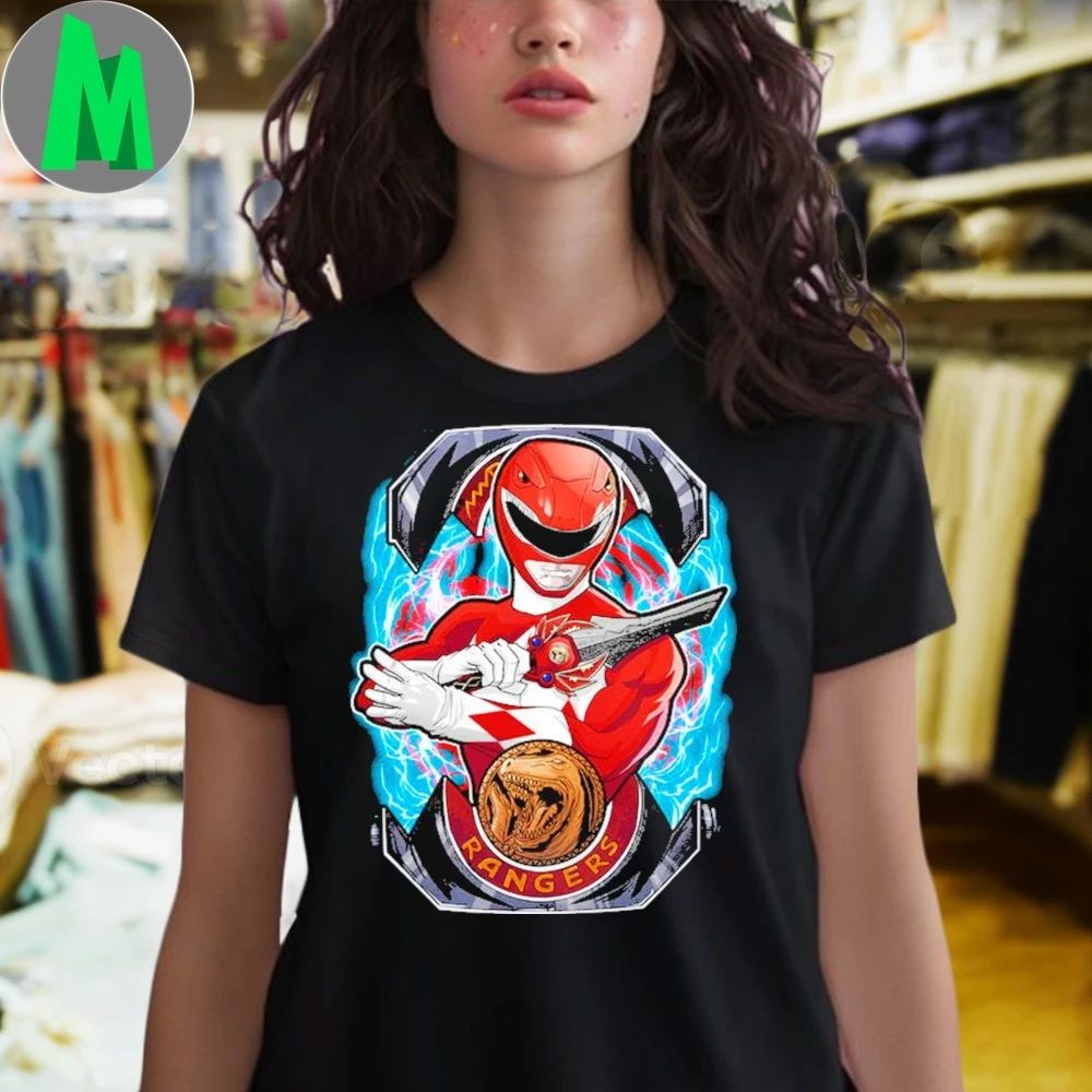 Mighty Morphin Power Rangers Tyrannosaurus Morphin Time Shirt