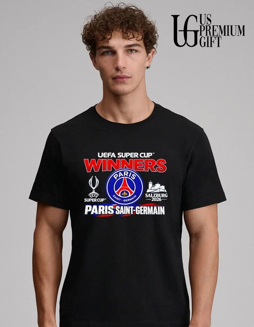 UEFA Super Cup Winners Paris Saint-Germain Salzburg 2026 shirt