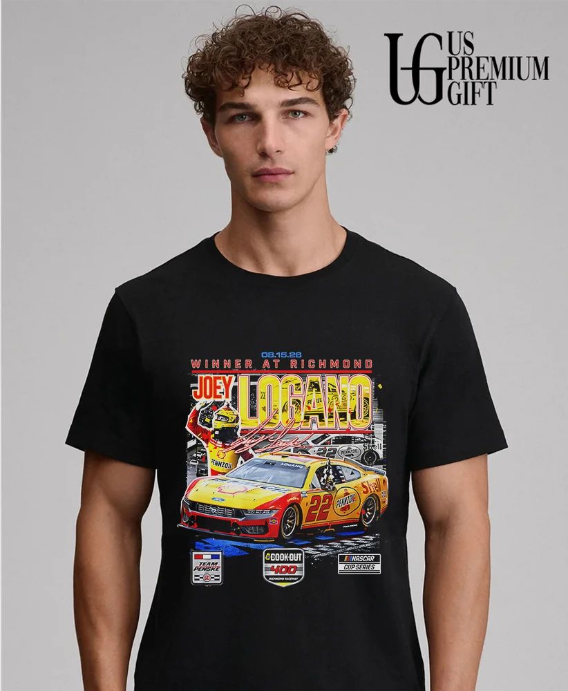 Joey Logano NASCAR Winner at Richmond 2026 signature shirt