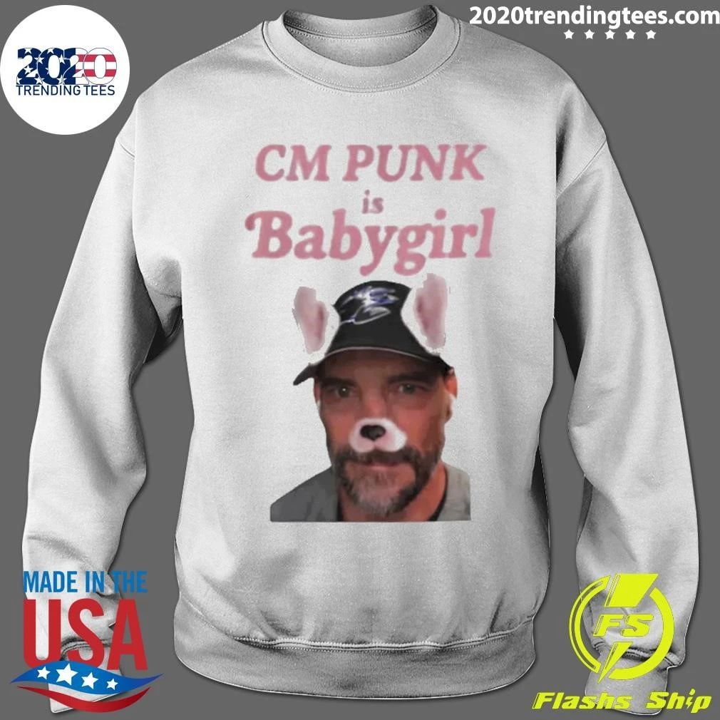 Cm Punk Is Babygirl Cat Funny Shirt