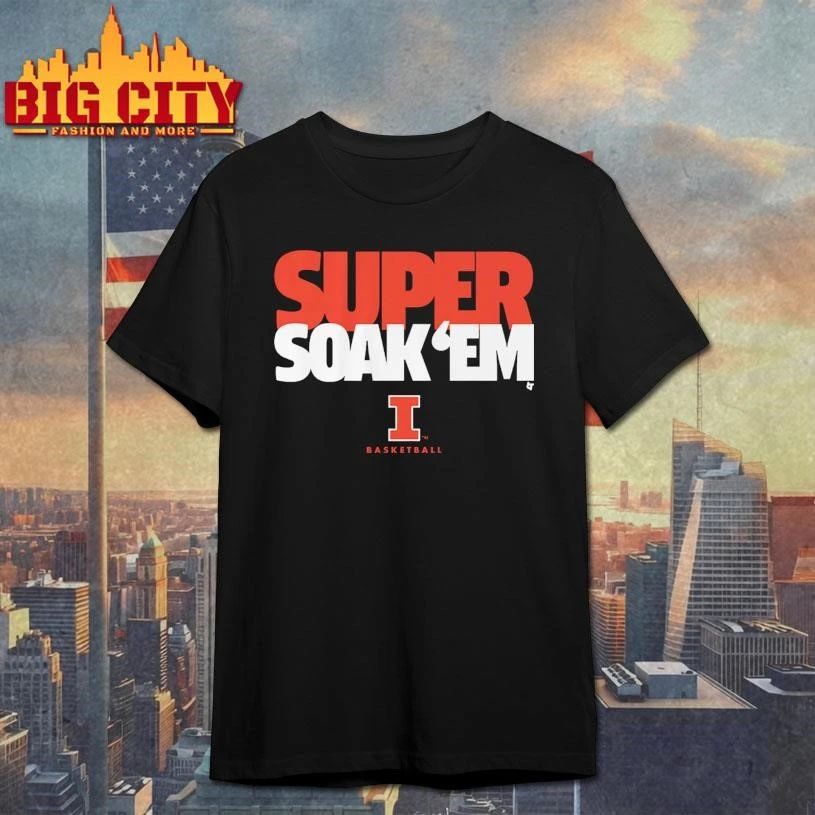 Illinois Super Soak ‘Em College Basketball Shirt