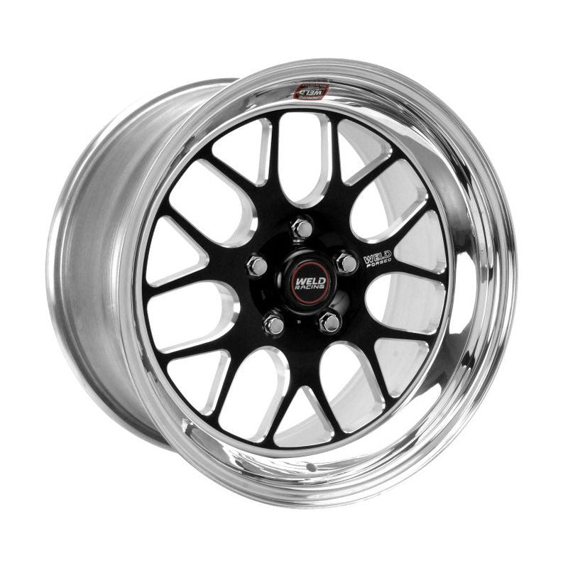 Weld S77 17×12 / 5×4.75 BP / 5.8in. BS Black Wheel (Medium Pad) – Non-Beadlock