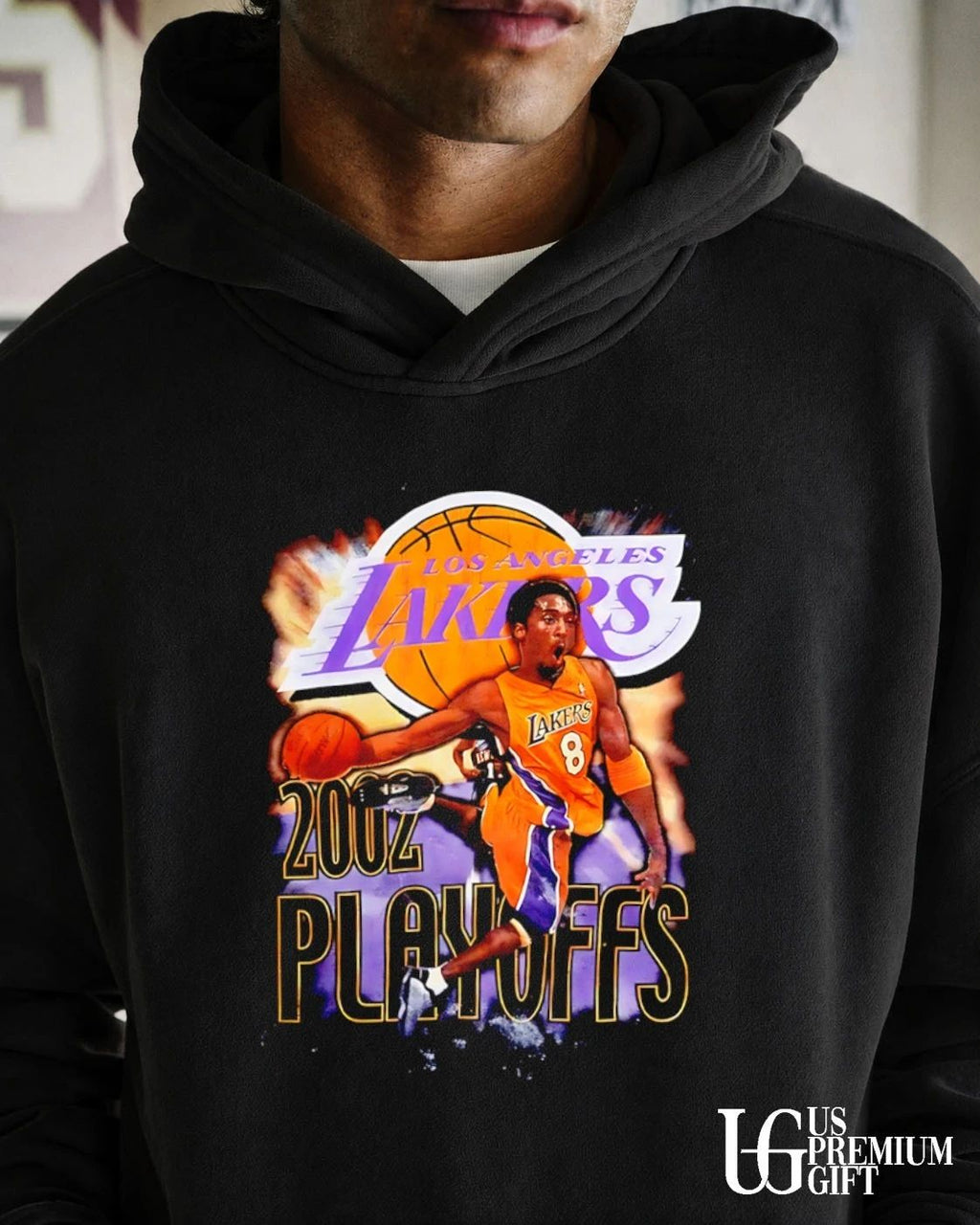 Kobe Bryant Lakers 2002 NBA Playoffs shirt