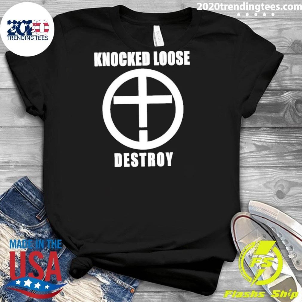 Knocked Loose Destroy Sound Christian Cross Shirt