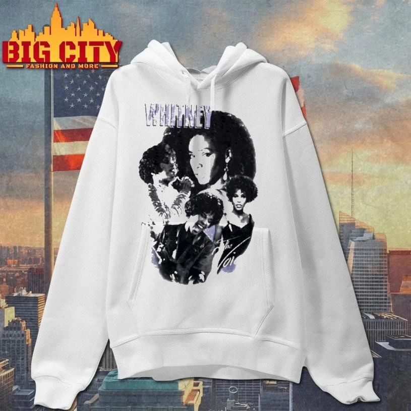Whitney Houston The Voice Collage Vintage Shirt