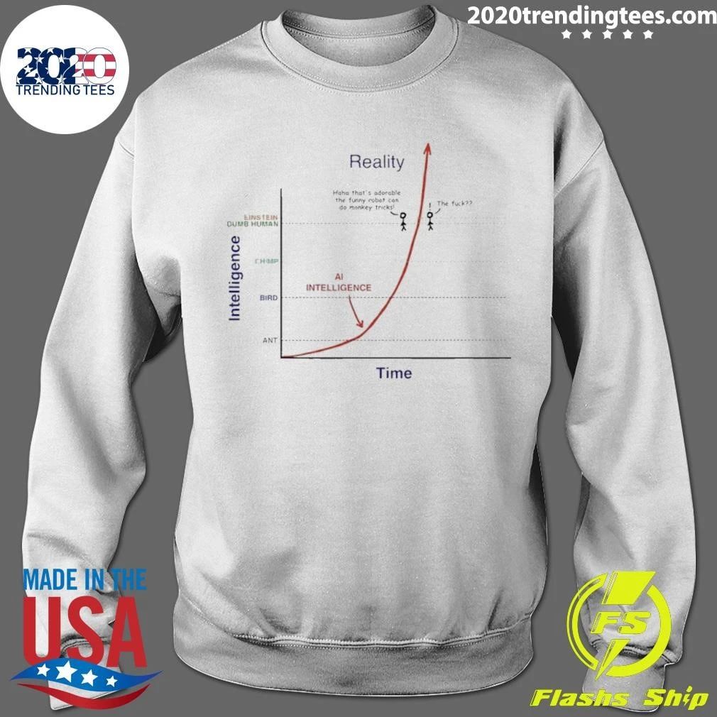 Elon Musk AI Intelligence Reality Graph Shirt