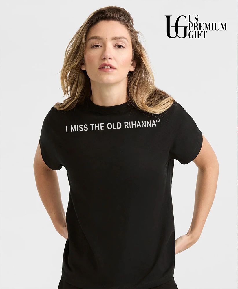 Drake wearing I miss the old Rihanna shirt