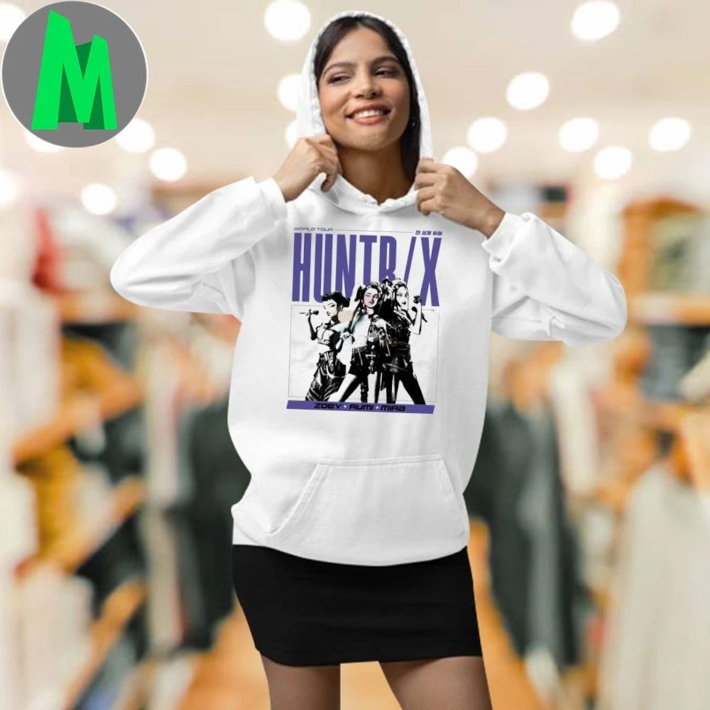 Kpop Demon Hunters Hunter World Tour Zoey Rumi Mira Shirt