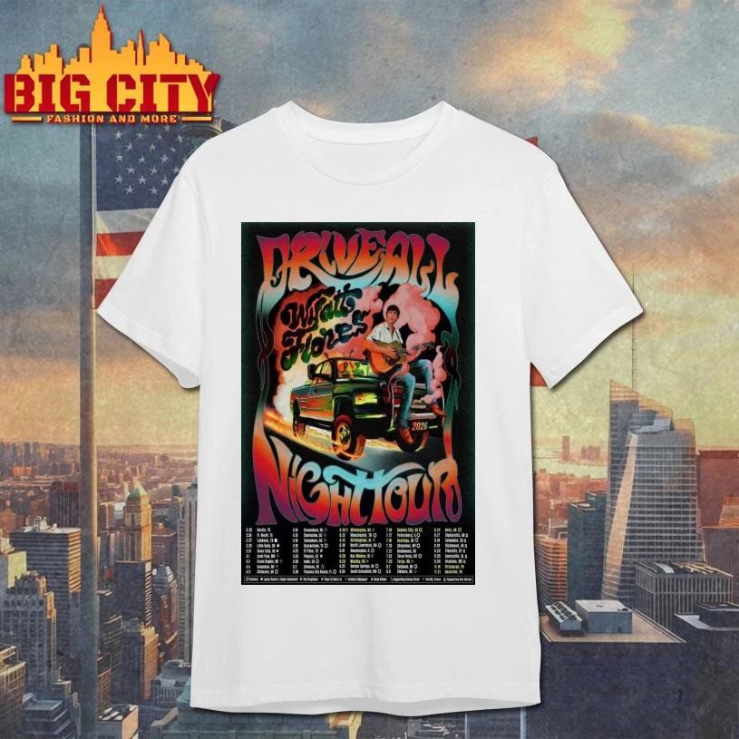 Wyatt Flores The Drive All Night Tour 2026 Poster Shirt