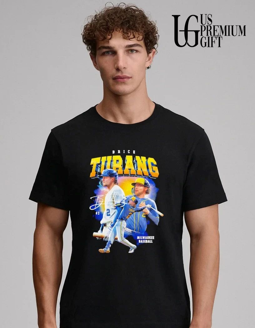 Brice Turang Milwaukee Brewers baseball 2026 signature shirt