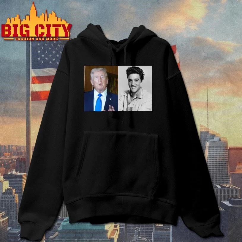 Donald Trump Elvis Presley The King Of Rock and The President Shirt