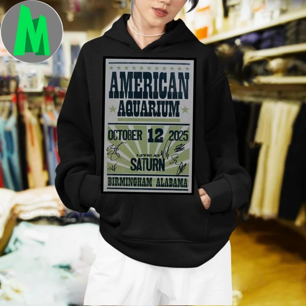 American Aquarium October 12 2025 Birmingham Alabama Poster Shirt