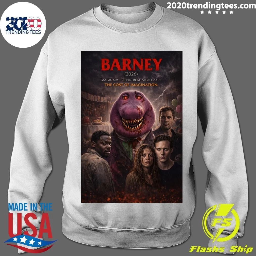 Barney 2026 Imaginary Friend, Real Nightmare The Cost Of Imagination Shirt