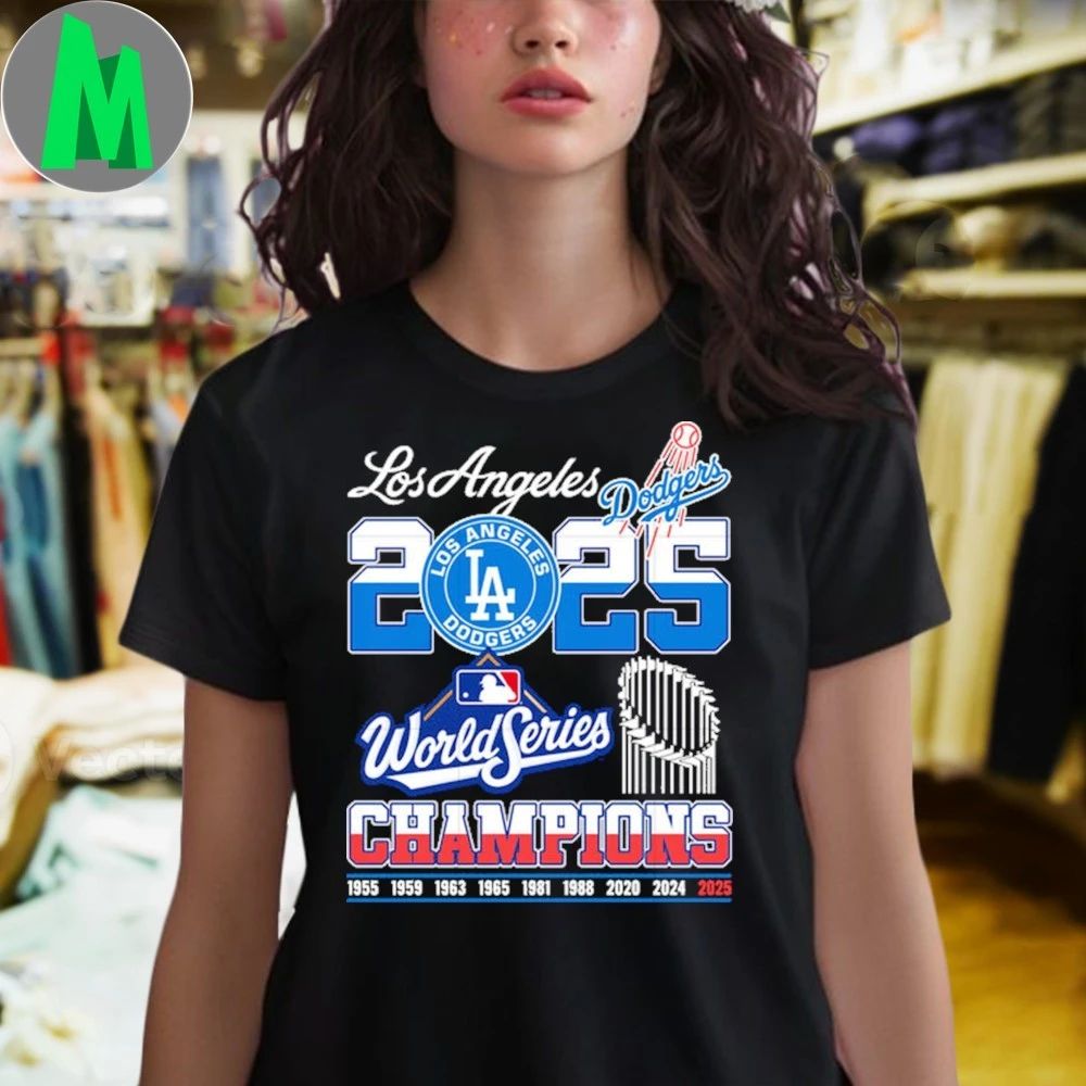 2025 world series champions los angeles dodgers baseball Logo T-Shirt