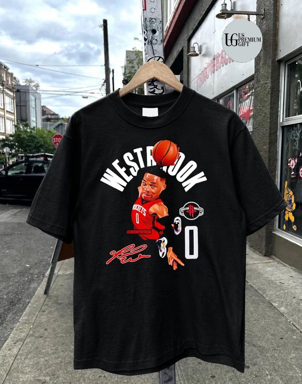 Russell Westbrook Houston Rockets NBA Westbrook signature shirt