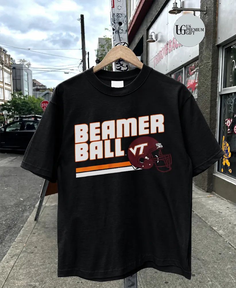 Beamer Ball Frank Beamer Virginia Tech Hokies football helmet shirt