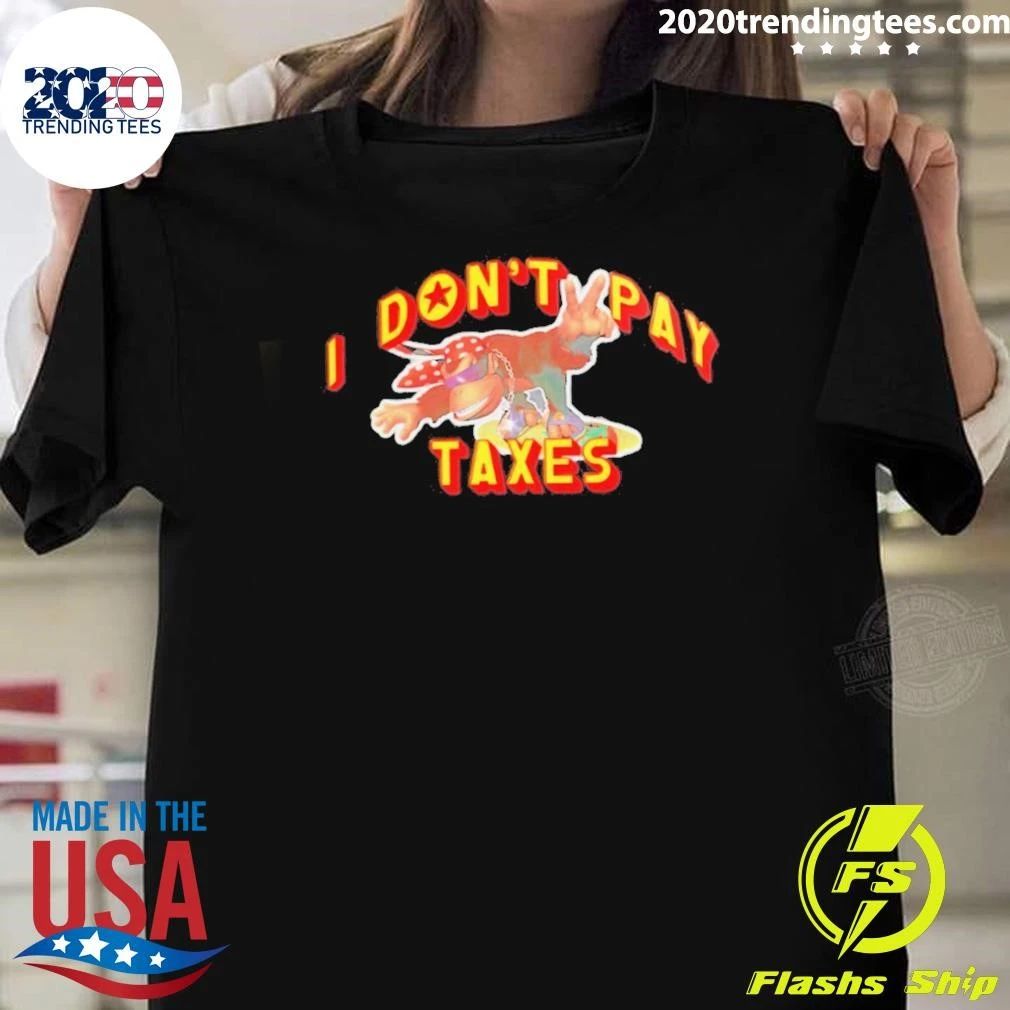 Monkey I Don’t Pay Taxes Shirt