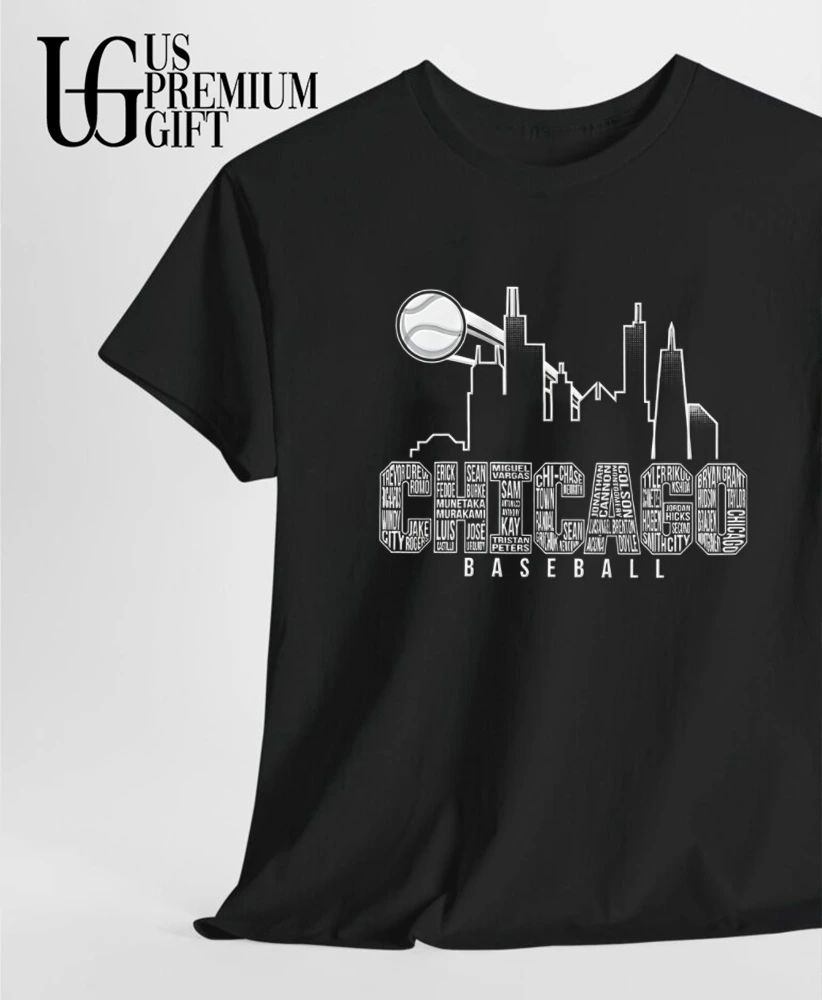 Chicago baseball Skyscraper Sluggers Skyline City shirt