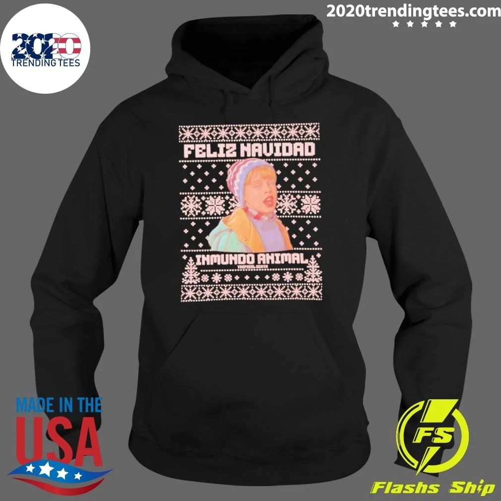 Feliz Navidad Inmundo Animal Ugly Christmas Shirt