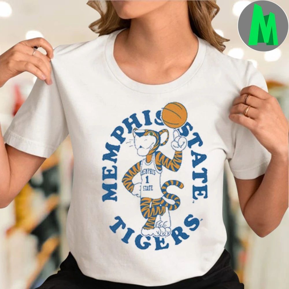 Memphis State Tigers Mascot Heritage Logo Shirt