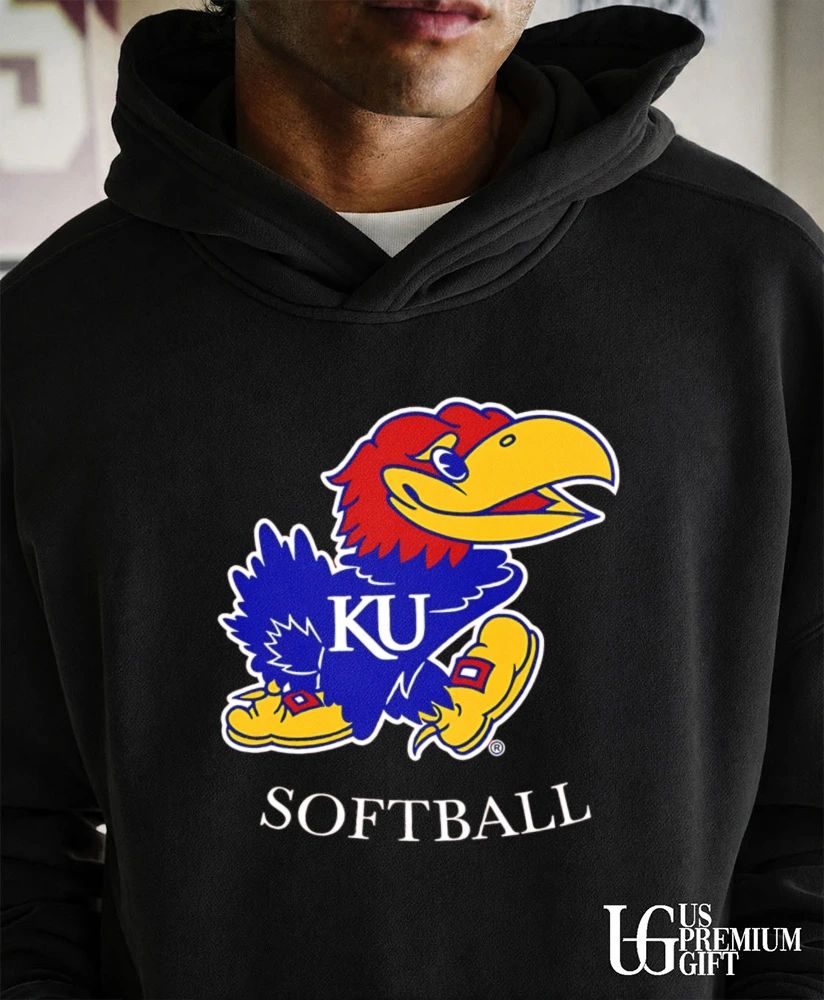 Kansas Jayhawks Softball logo shirt