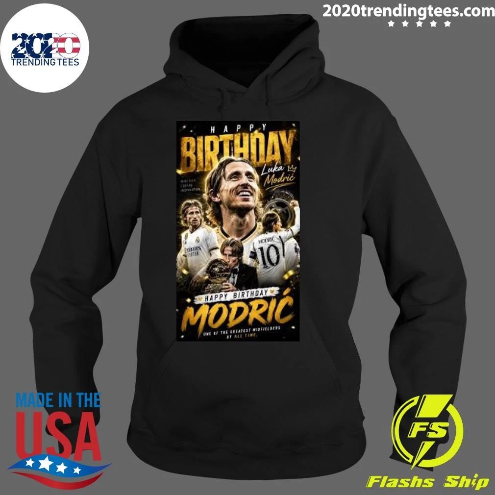 Happy Birthday to the Greatest Midfielder Oof Our Generation, Luka Modrić Shirt