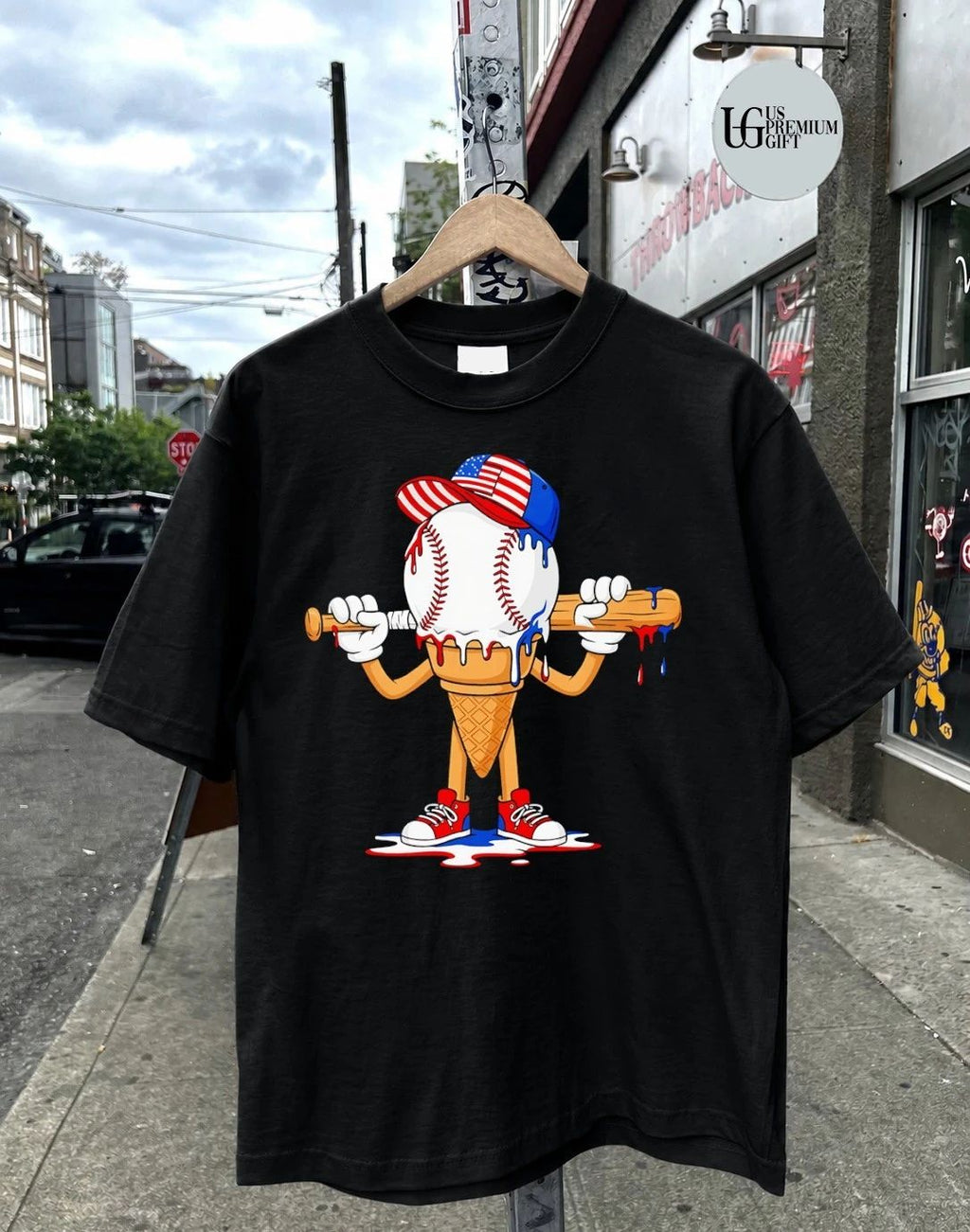 Ice Cream Baseball shirt