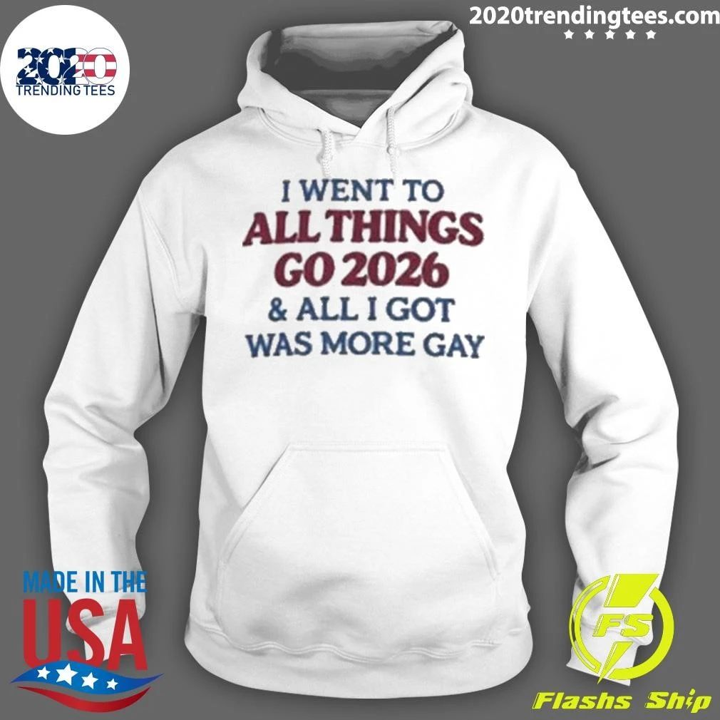 All Things Go NYC Festival 2026 Merch Got More Gay Ringer Tee Shirt