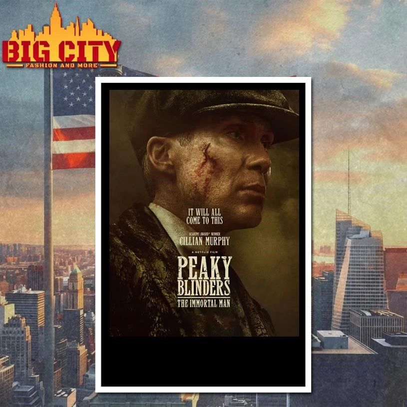 Peaky Blinders The Immortal Man New Season Select Cinemas On March 20 2026 Poster Shirt
