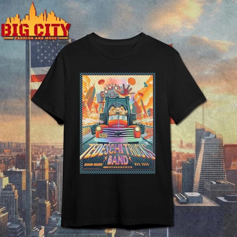 Tedeschi Trucks Band New York 2026 Tour Poster At Beacon Theatre On March 2026 Shirt