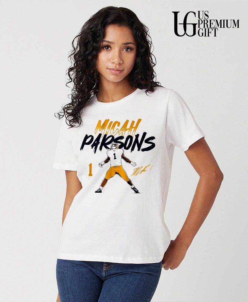 Micah Parsons No 1 Green Bay Packers football signature shirt