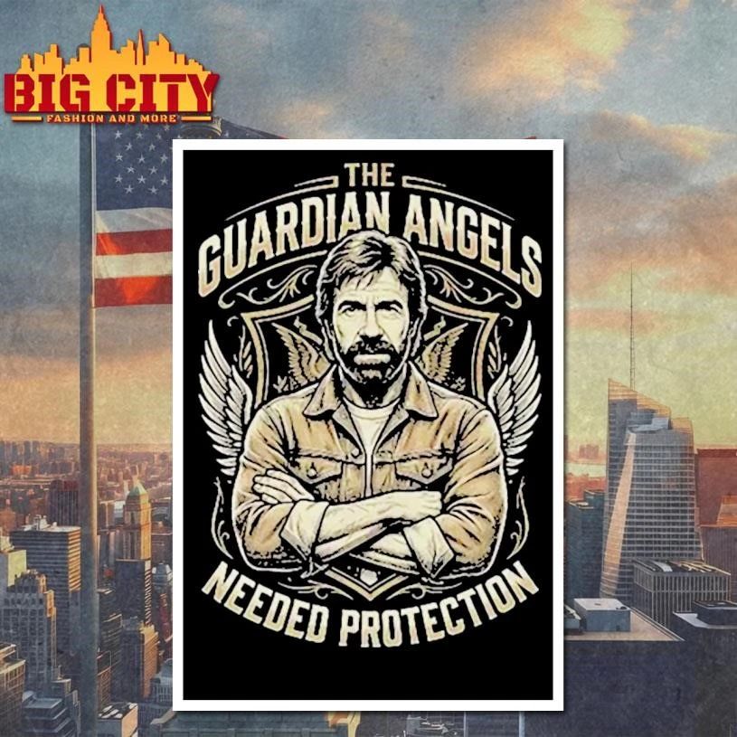 The Angels Needed Protection Rip Chuck Norris Vintage Shirt