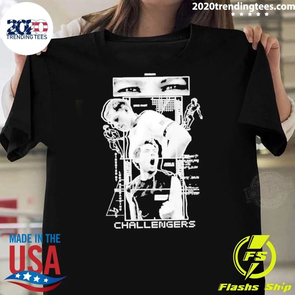 Zendaya Mike Faist Josh O’Connor Challengers Shirt