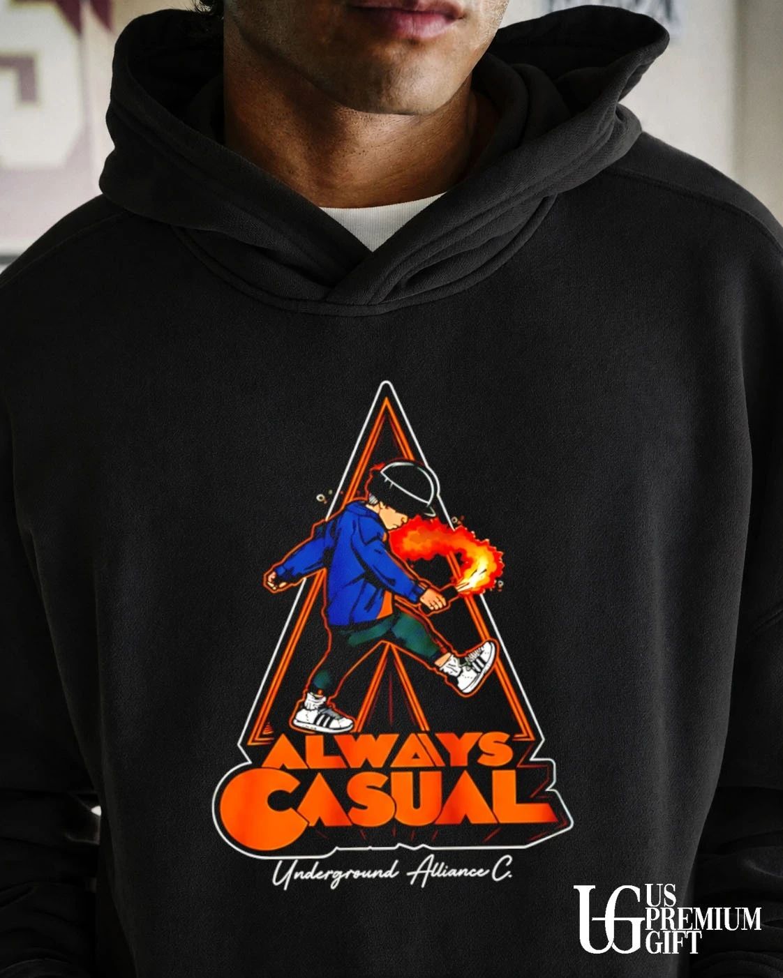 Football Casual Ultras Always Casual Underground Alliance C shirt