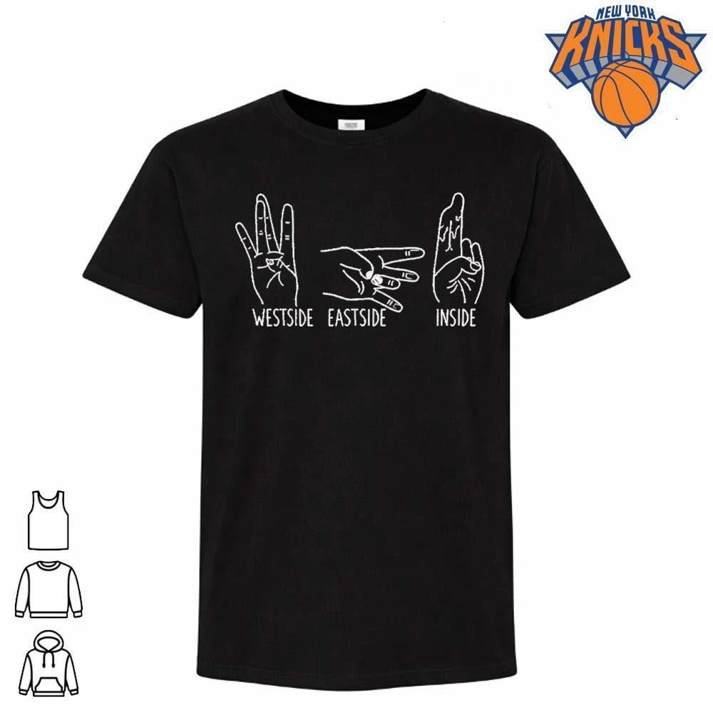 Westside Eastside Inside Slime Hand Signs Hip Hop Streetwear shirt