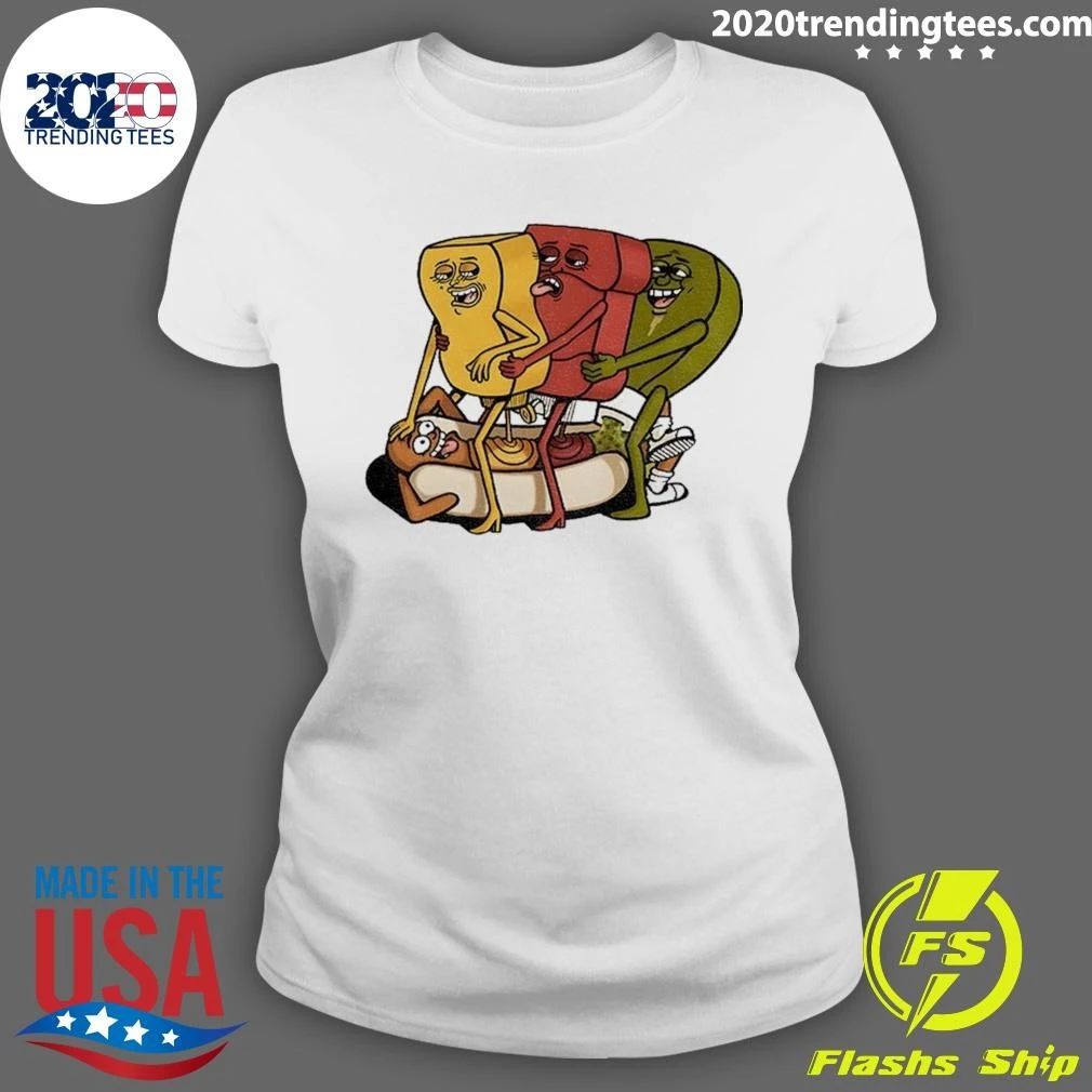 Dogging With Mustard Ketchup And Relish Shirt