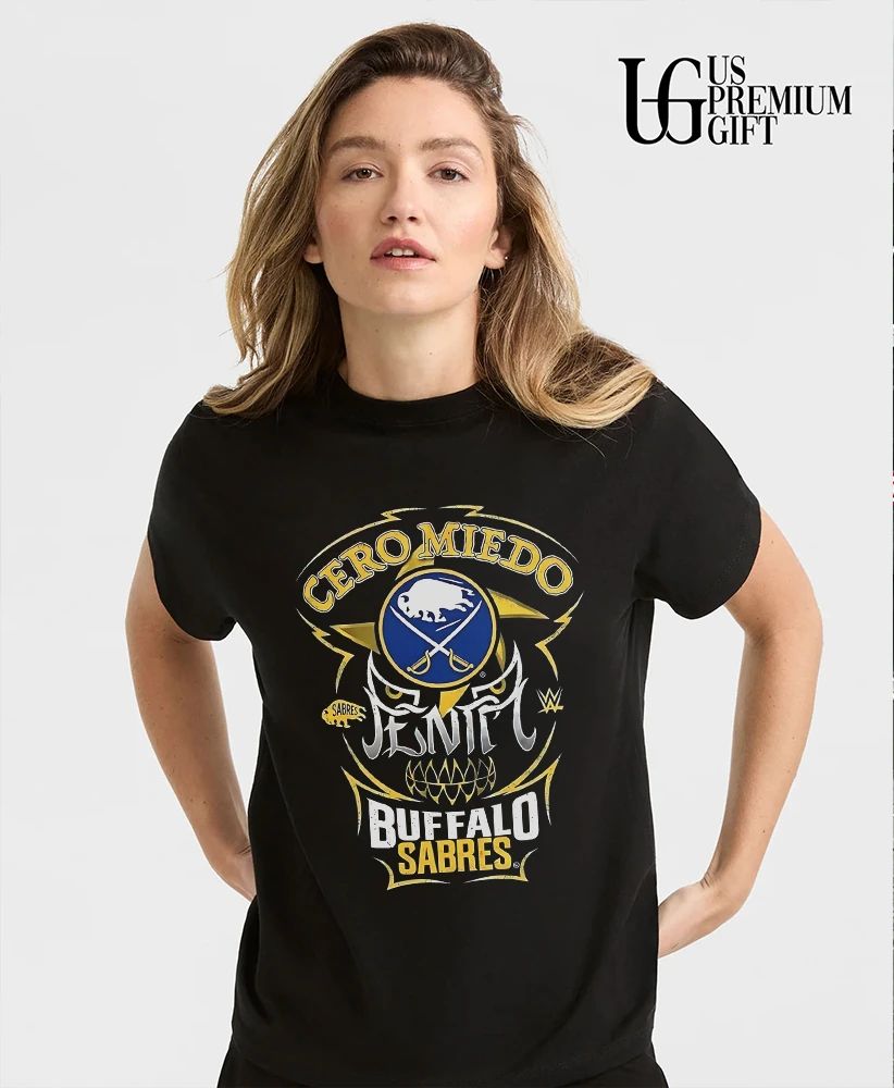 Penta El Zero M Buffalo Sabres Cerro Miedo Skull shirt