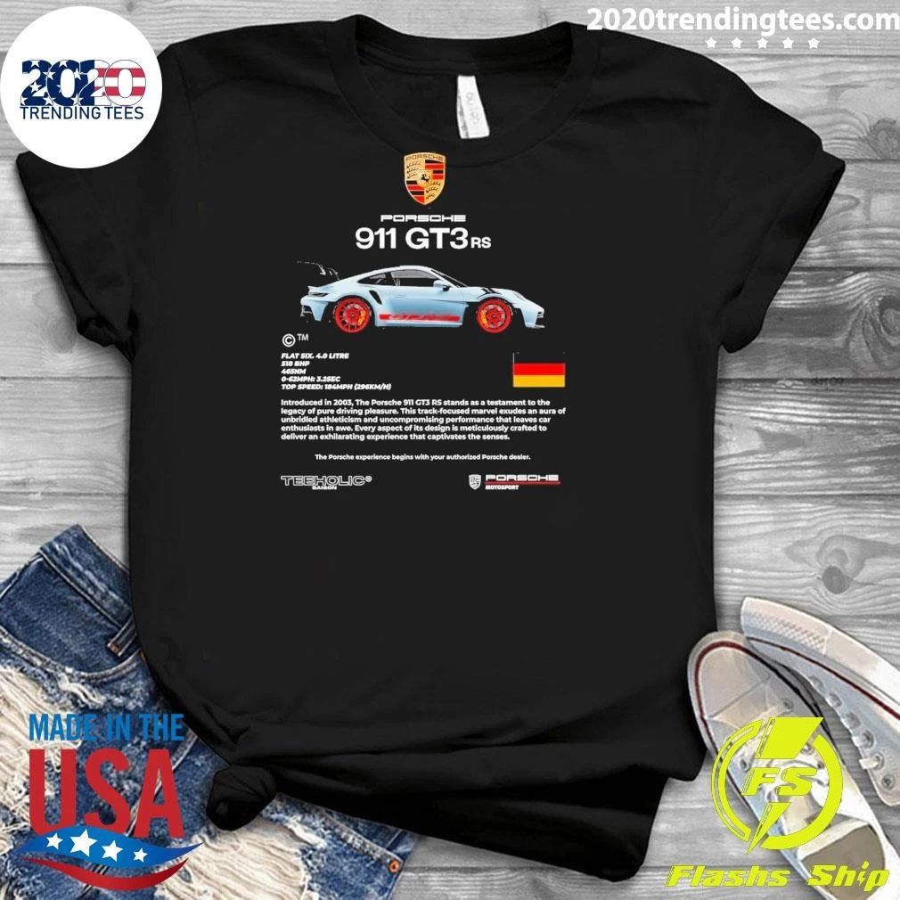 Moletom Casaco De Frio Carro Corrida Luxo Porsche 911 GT3RS Shirt