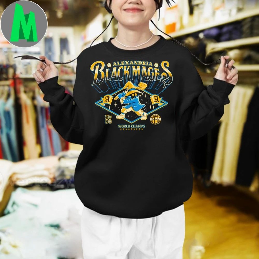 Alexandria Go Black Mages World Champs Shirt